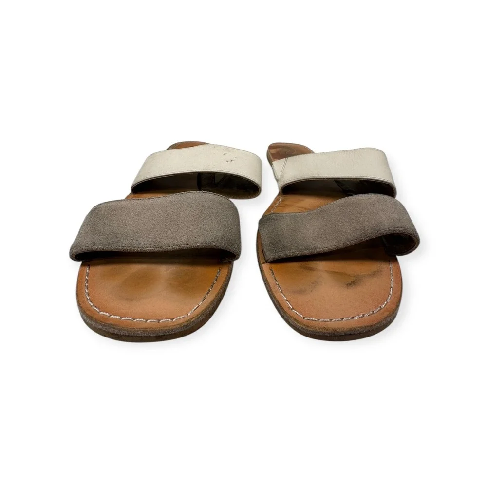 Gianni Bini Two-Strap Slide‎ Sandals Casual Comfort Neutral Size 9